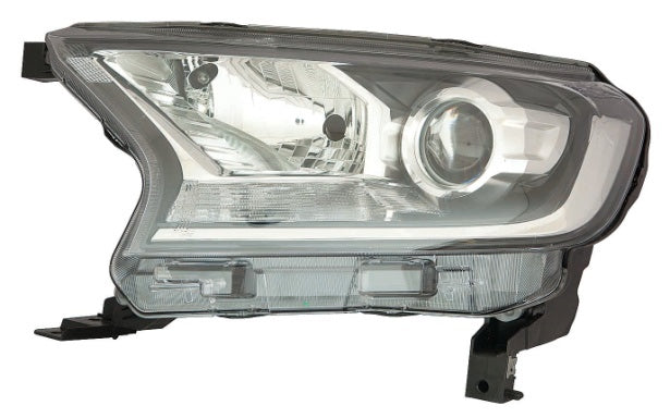 HEADLIGHT FORD ENDEAVOUR 2015 WITHOUT LED WITH DRL & PROJECTOR BLACK LH