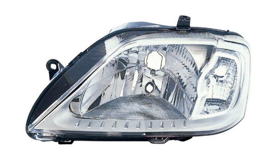 Head Light Logan Chrome RH